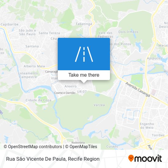 Rua São Vicente De Paula map