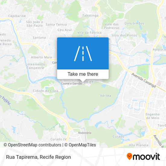 Rua Tapirema map