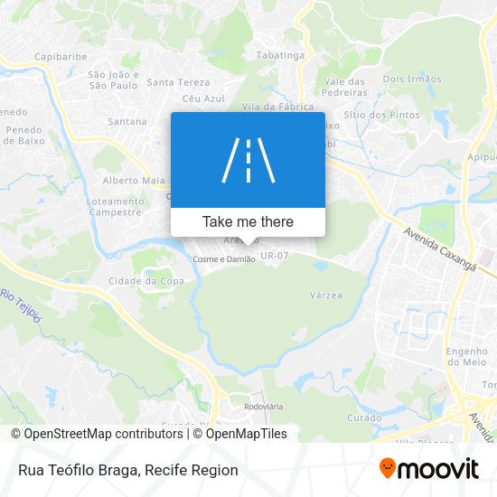 Rua Teófilo Braga map