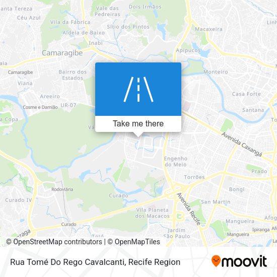 Rua Tomé Do Rego Cavalcanti map