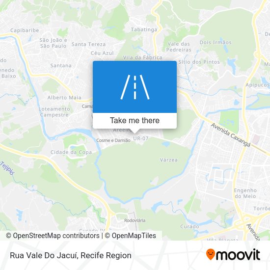 Rua Vale Do Jacuí map