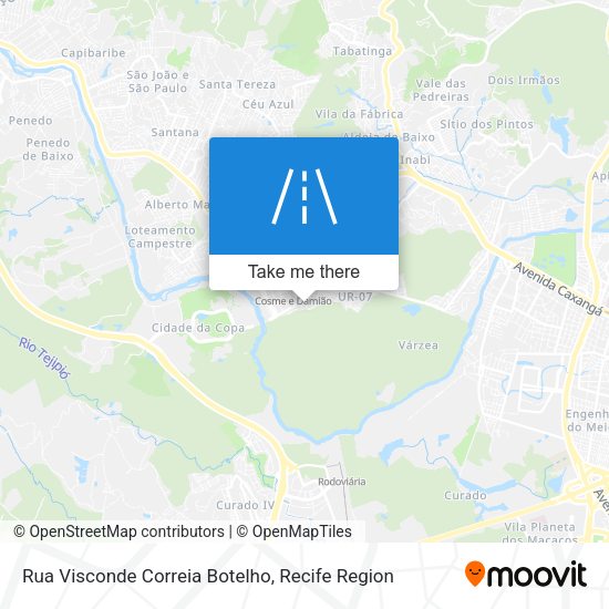 Rua Visconde Correia Botelho map