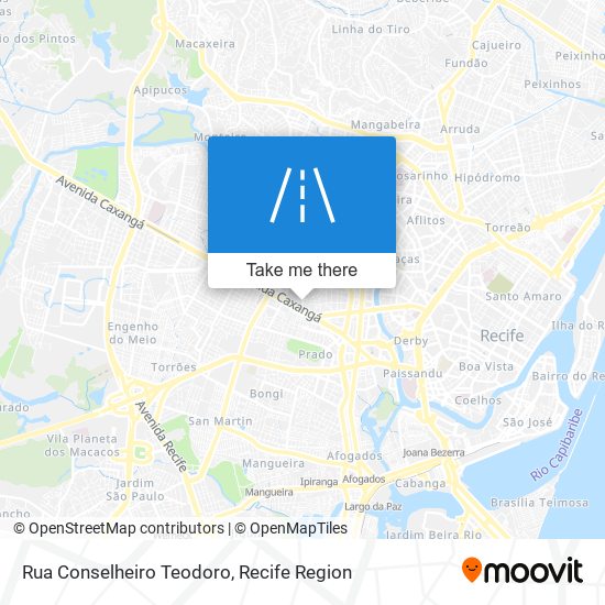 Mapa Rua Conselheiro Teodoro