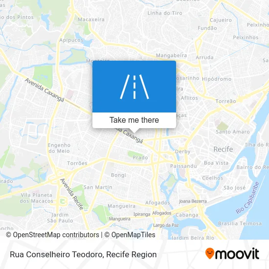 Rua Conselheiro Teodoro map