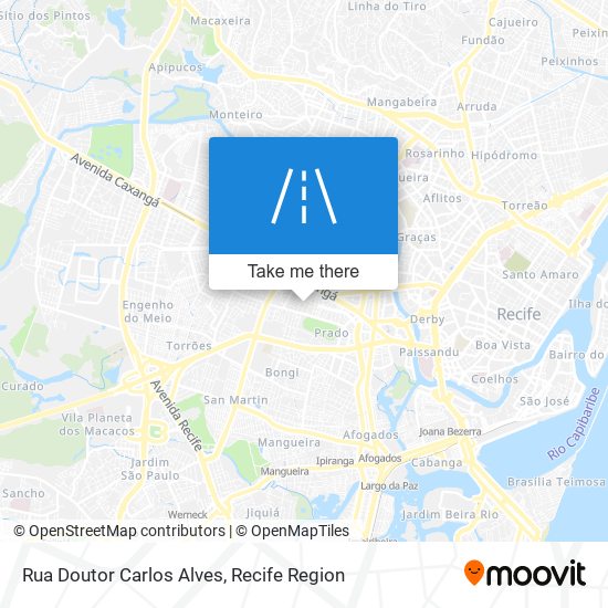 Rua Doutor Carlos Alves map