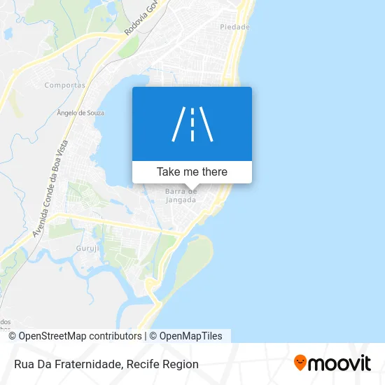 Rua Da Fraternidade map