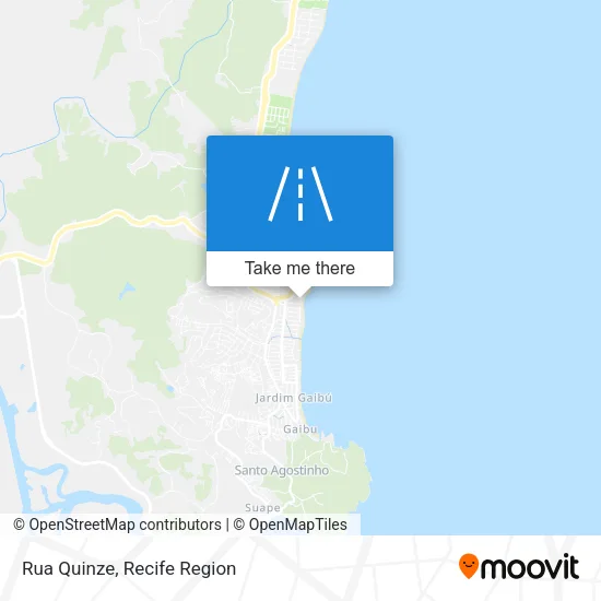 Rua Quinze map