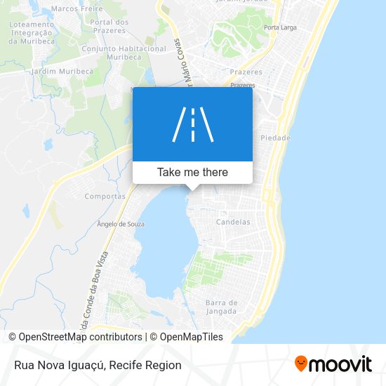 Rua Nova Iguaçú map