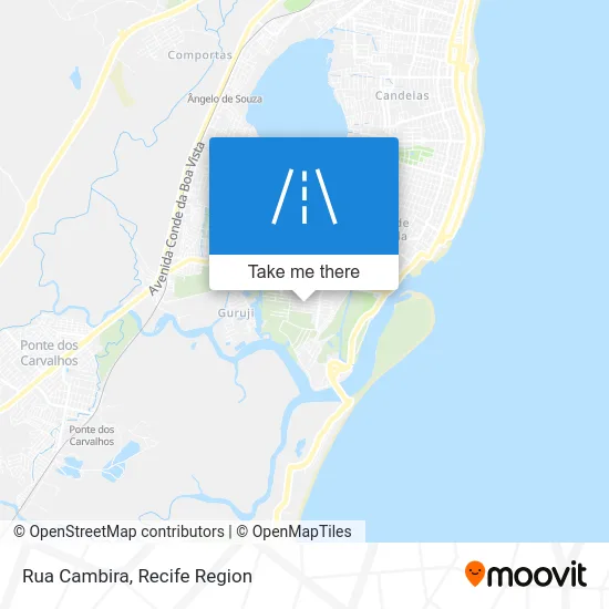 Rua Cambira map