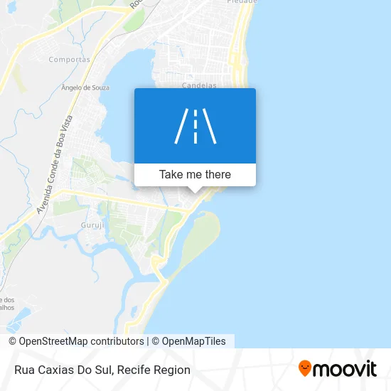 Rua Caxias Do Sul map