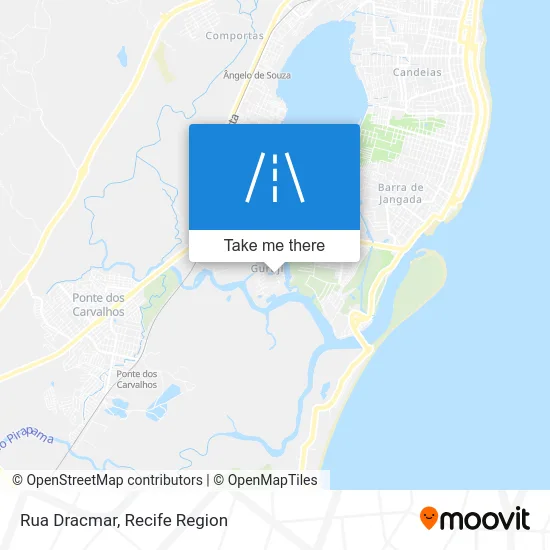 Rua Dracmar map