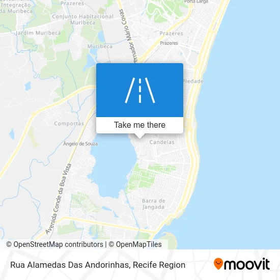 Rua Alamedas Das Andorinhas map