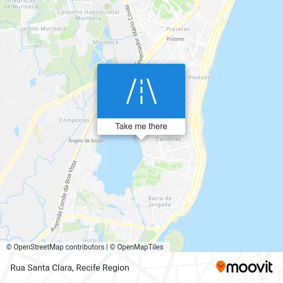 Rua Santa Clara map