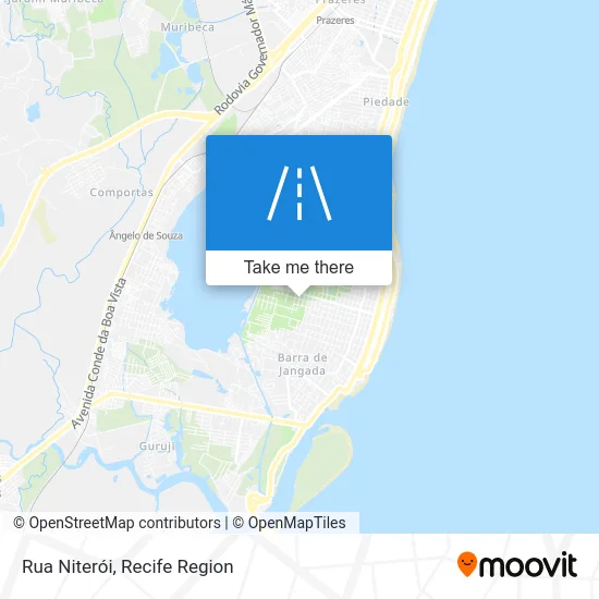 Rua Niterói map