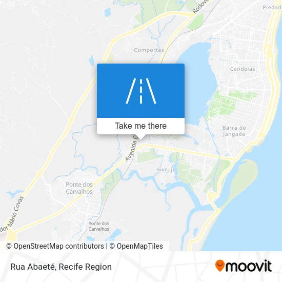 Rua Abaeté map
