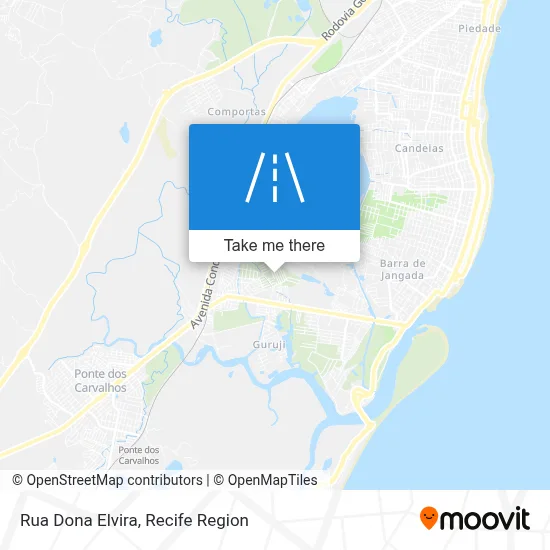 Rua Dona Elvira map