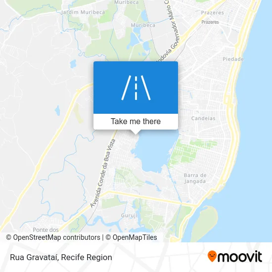 Rua Gravataí map