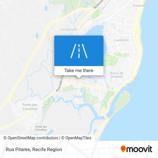 Rua Pilares map