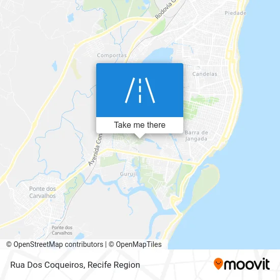 Rua Dos Coqueiros map