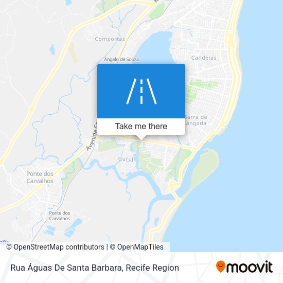 Rua Águas De Santa Barbara map
