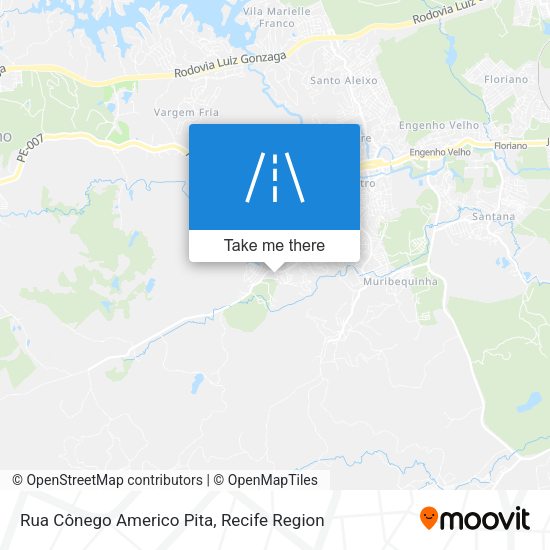 Rua Cônego Americo Pita map