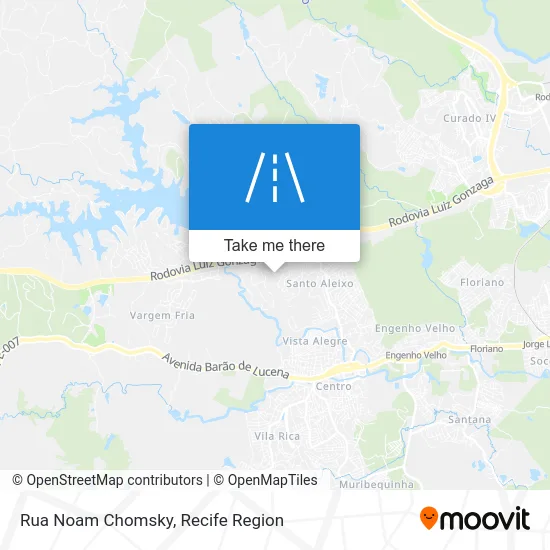 Rua Noam Chomsky map