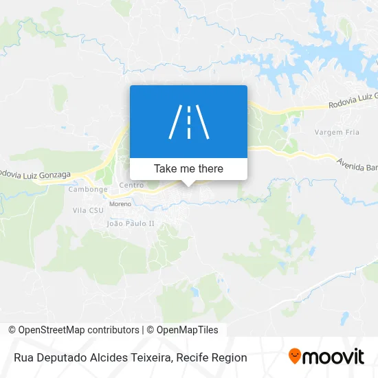 Rua Deputado Alcides Teixeira map