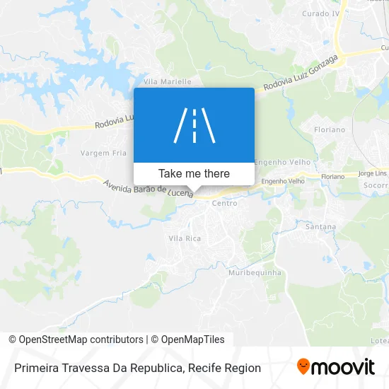 Primeira Travessa Da Republica map