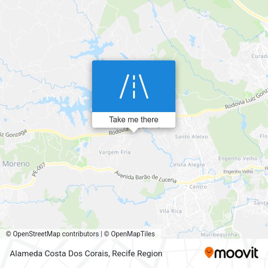 Alameda Costa Dos Corais map