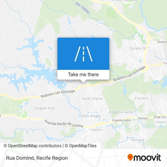 Rua Dominó map
