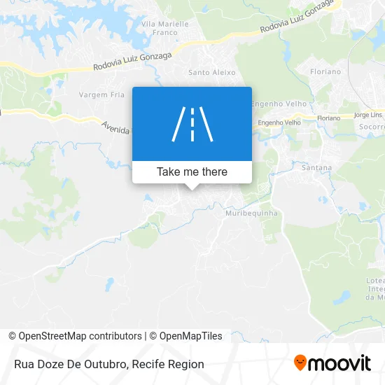 Rua Doze De Outubro map