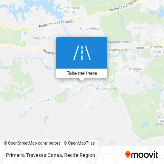 Primeira Travessa Canaa map