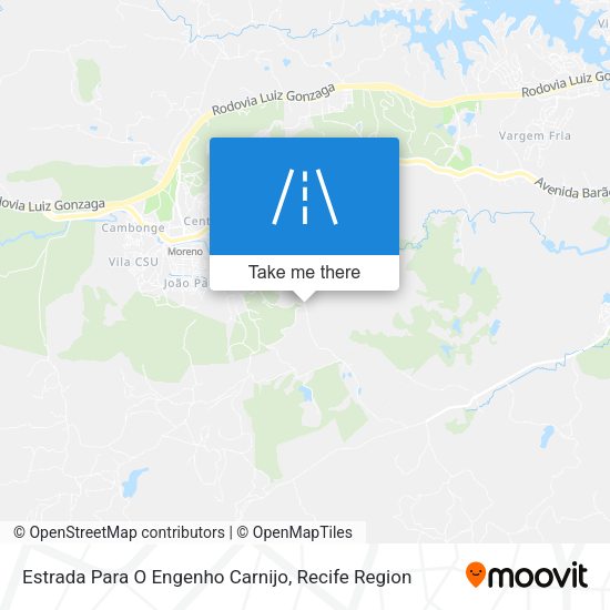 Estrada Para O Engenho Carnijo map