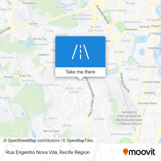 Rua Engenho Nova Vila map