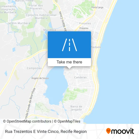 Rua Trezentos E Vinte Cinco map