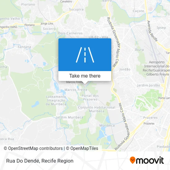 Rua Do Dendé map
