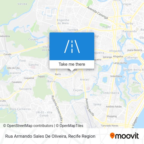 Rua Armando Sales De Oliveira map