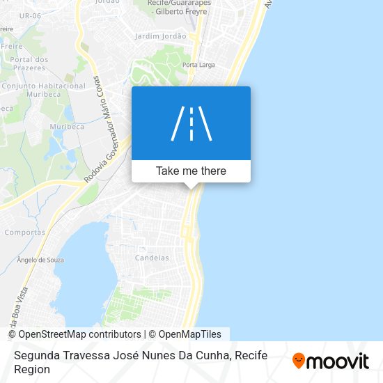Segunda Travessa José Nunes Da Cunha map