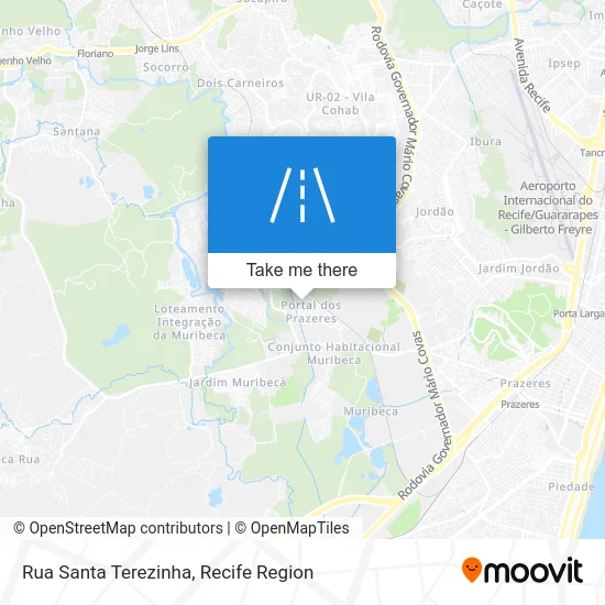 Rua Santa Terezinha map