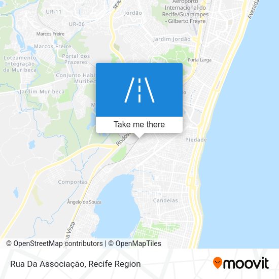 Rua Da Associação map