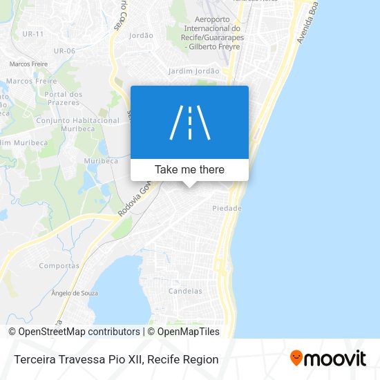 Terceira Travessa Pio XII map
