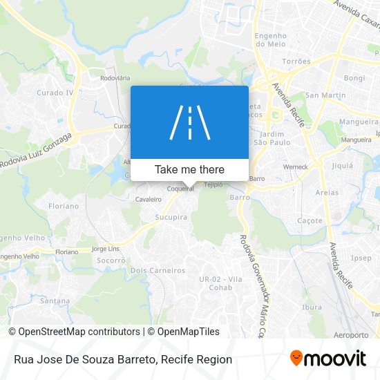 Rua Jose De Souza Barreto map