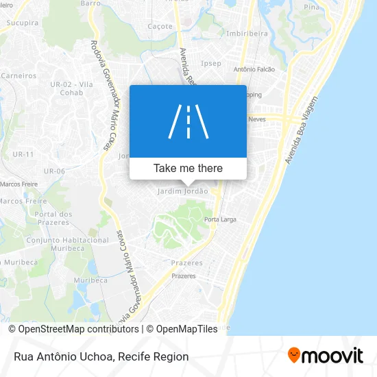 Rua Antônio Uchoa map