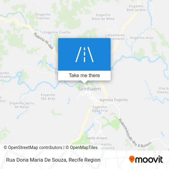 Rua Dona Maria De Souza map