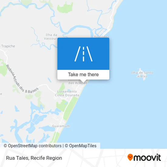 Rua Tales map