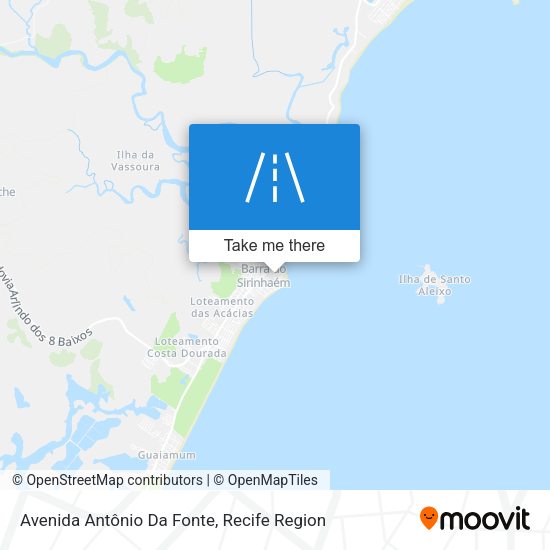 Avenida Antônio Da Fonte map