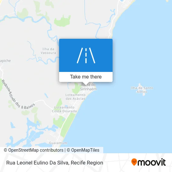 Rua Leonel Eulino Da Silva map