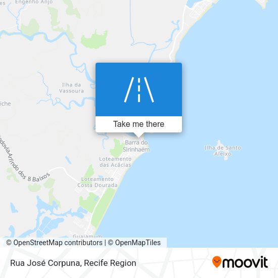 Rua José Corpuna map
