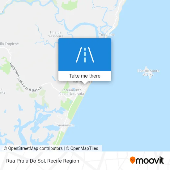 Rua Praia Do Sol map