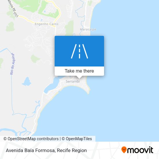 Avenida Baía Formosa map